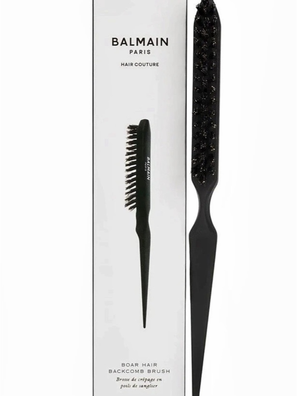 Balmain Paris Detangling Hair Brush Black Hair Brush NWT